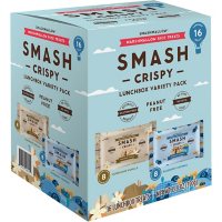 SmashCrispy Marshmallow Rice Treats Variety Pack, Homemade Vanilla and Blueberry Crumble (16 ct.)