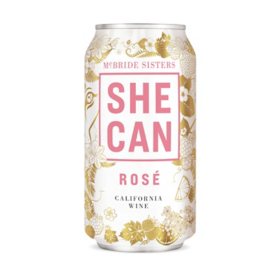 SHE CAN Rosé California Wine (375 ml can)