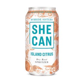 SHE CAN Island Citrus Dry Rosé Spritzer (375 ml can)