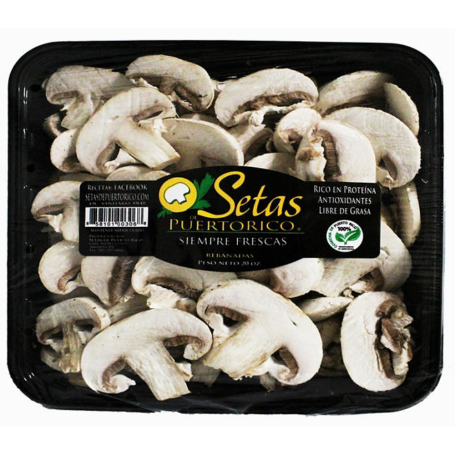 Setas de Puerto Rico Sliced Mushrooms - 20 oz.