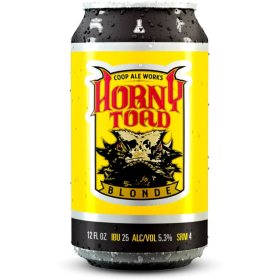 Coop Ale Works Horny Toad Blonde Ale Beer, 12 fl. oz. can, 12 pk.