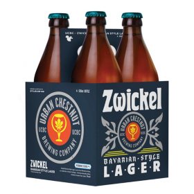 Urban Chestnut Brewing Company Zwickel Bavarian Style Lager Beer, 12 fl. oz. bottle, 4 pk.