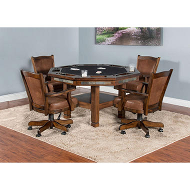 Riodoso Game Table and Chairs,5-Piece Set