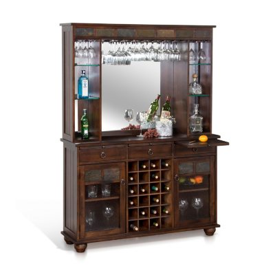 Riodoso Buffet with Back Bar Hutch, 2-Piece Set