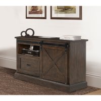 Stage Coach Collection Credenza, Aged Bourbon Finish