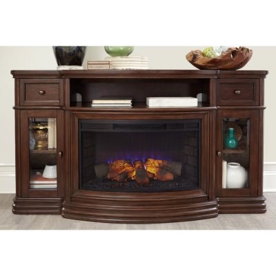 Sam's club store fireplace tv stand