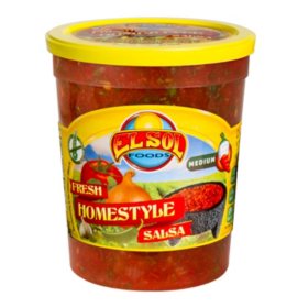 El Sol Foods Fresh Homestyle Medium Salsa 32 oz.