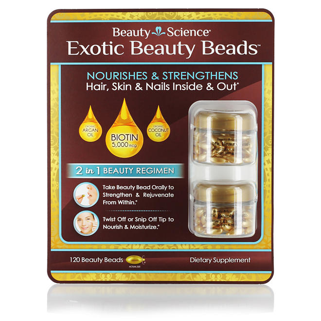 Beauty Science Exotic Beauty Beads (60 ct., 2 pk.)