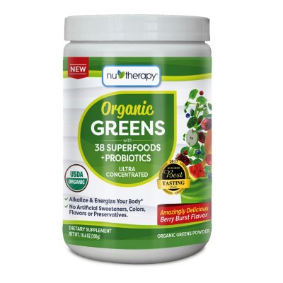 Nu Therapy Organic Greens Powder Mix 30 servings Sam s Club