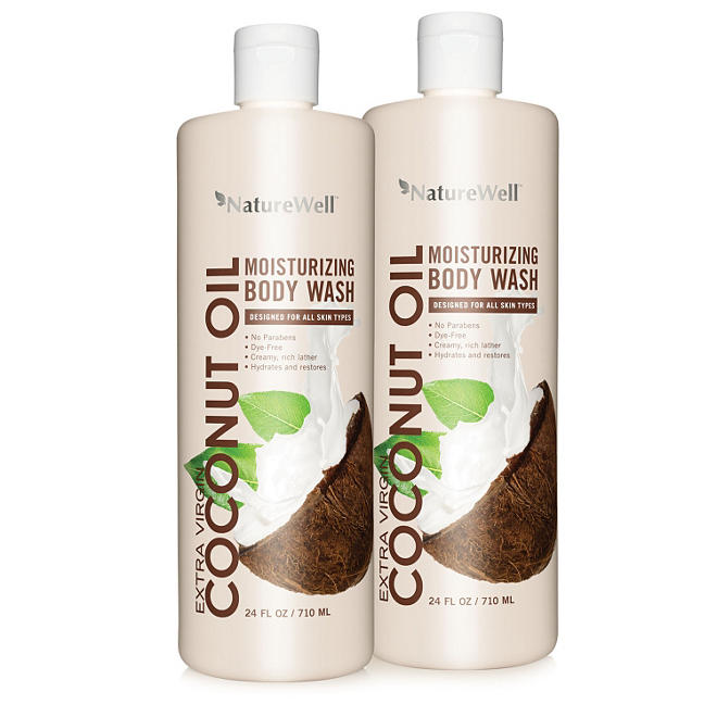 Nature Well Coconut Oil Body Wash (24 fl. oz., 2 ct.)