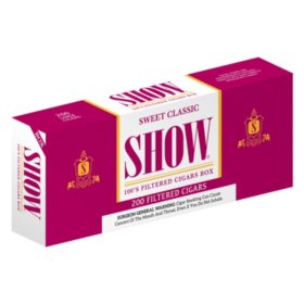 Show Sweet Classic Filtered Cigars 100's (20 ct., 10 pk.)