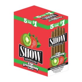 Show Cigarillos Kiwi Strawberry Pre-Priced (5 ct., 15 pk.)