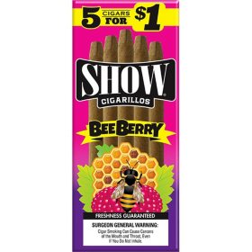 Show Spiral Bee Berry Cigarillos, Pre-priced 5 for $1 (5 ct., 15 ok.)