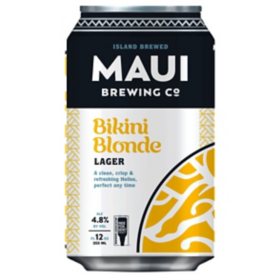 Maui Bikini Blonde Lager 12 fl. oz. can, 6 pk.