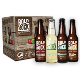 Bold Rock Hard Cider Variety Pack 12 fl. oz. bottle, 12 pk.