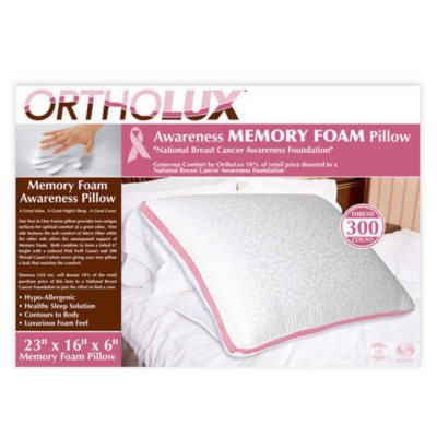 Breast Cancer Awareness Memory Foam Pillow Sam's Club