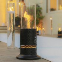 Fugoo Inferno Wireless Speaker with Real Flame & LED Lighting