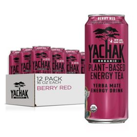 Yachak Organic Yerba Mate Berry Red Iced Tea (16 fl. oz., 12pk.)