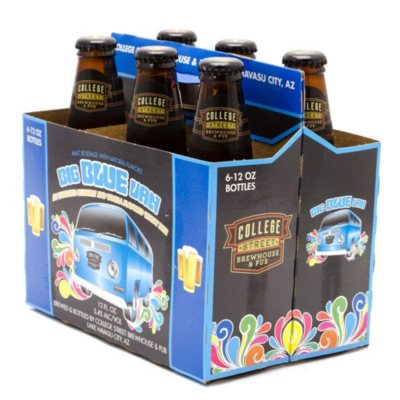 College Street Big Blue Van Fruit Beer, 12 fl. oz. can, 6 pk. - Sam's Club