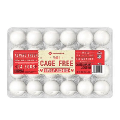 Midwest Farms Large Grade A White Eggs (36 ct.) - Sam's Club