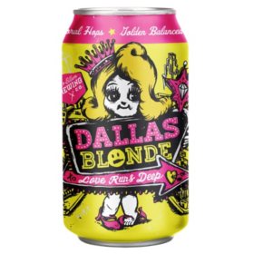 Deep Ellum Dallas Blonde Ale Beer, 12 fl. oz. can, 12 pk.