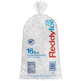 Reddy Ice Premium Packaged Ice, Frozen, 16 lbs.