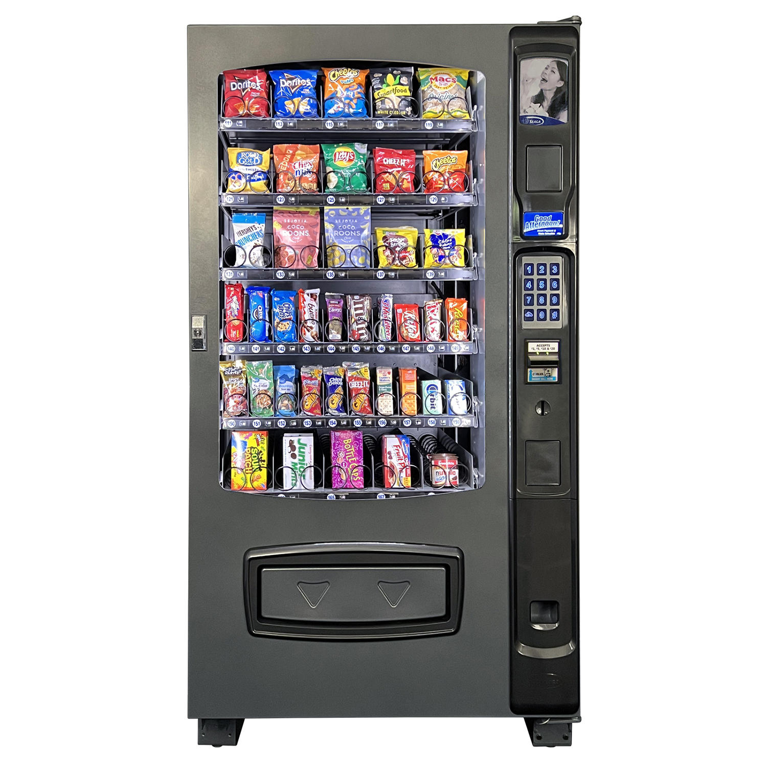 Seaga EnVision Snack Vending Machine, 40-Selections (without CC reader)