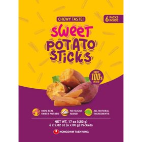 Nongshim Sweet Potato Sticks 17 oz., 6 ct.