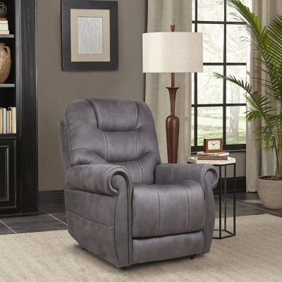 Wallace Dual Motor Layflat Recliner Lift Chair with Power Headrest and Lumbar Sam s Club