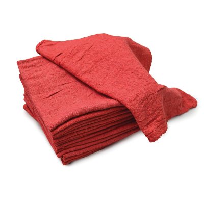 200-Pack Shop Towel: Red:- Red