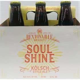 Bentonville Brewing Soul Shine Kolsch (12 fl. oz. bottle, 6 pk.)