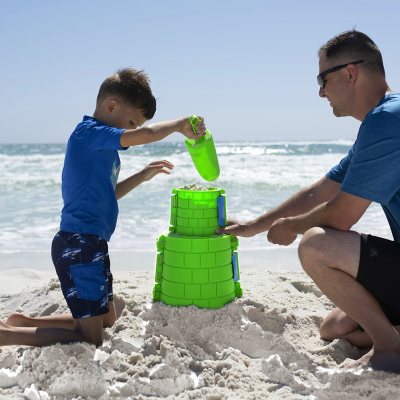 Create A Castle Club Tower Kit Split Mold Sand Castle Construction Sand Castle Building Kit Sam s Club