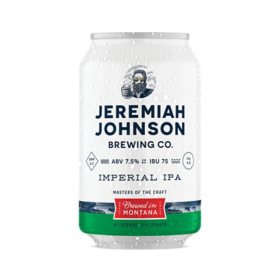 Jeremiah Johnson Imperial IPA Ale Beer, 12 fl. oz. can, 6 pk.