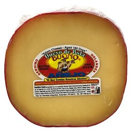 1 lb. Pinconning Medium Cheddar with Red Wax Casing - Pinconning
