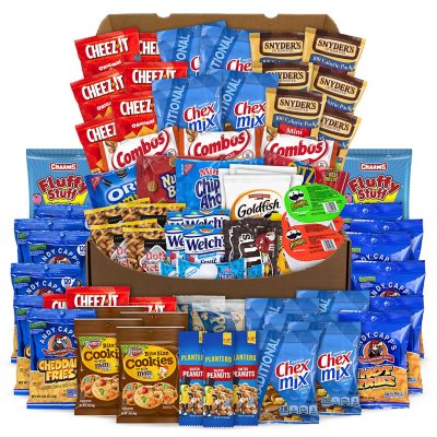 Snacks Variety Large Pack Care Package for Adults & Kids, Bulk