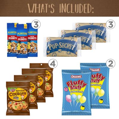 Snacks Variety Large Pack Care Package for Adults & Kids, Bulk