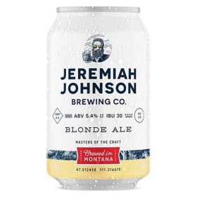 Jeremiah Johnson Brewing Co. Blonde Ale Beer, 12 fl. oz. can, 6 pk.