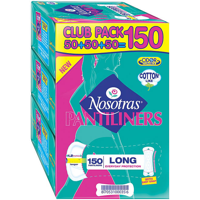 Nosotras Long Pantiliners (150 ct.)