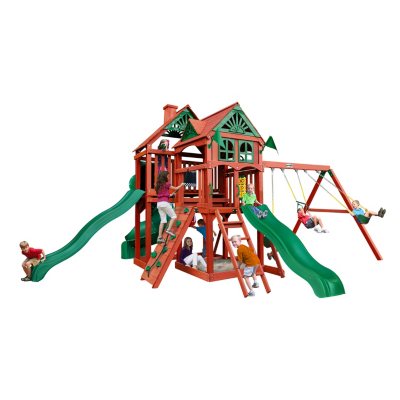 gorilla playsets big timber cedar swing set