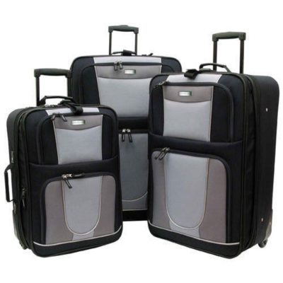 geoffrey beene 3 piece luggage set