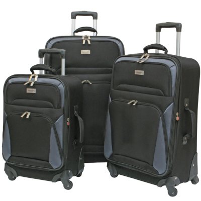 Geoffrey Beene Vertical Spinner Wheel Luggage Set - 3 pc. - Sam's Club