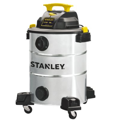 Stanley 5 Gallon, 4.5 HP Stainless Steel Wet/Dry Vacuum - Sam's Club