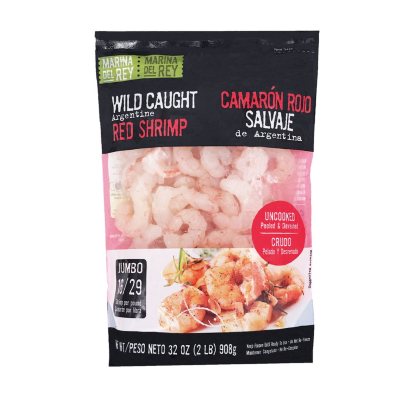 Wild Caught Argentine Red Shrimp 2 Lbs Sam S Club