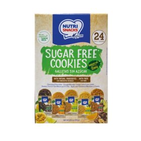 Nutrisnacks Sugar-Free Cookies Variety Pack 24 ct.