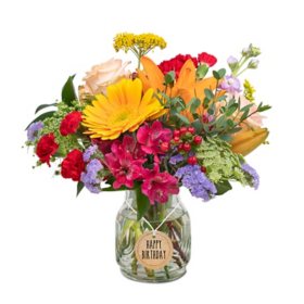 Member's Mark Special Occasions Vase Arrangement, Choose bouquet and occasion