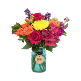 Member's Mark Special Occasions Vase Arrangement, Choose bouquet and occasion