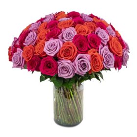 Member's Mark Rose Bouquet, 100 stems, choose color variety