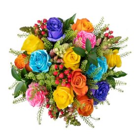Member's Mark Farm Fresh Rose Bouquet, 28 stems, choose color