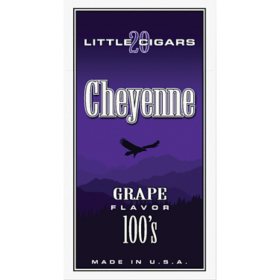 Cheyenne Little Cigars 100's, Grape 20 ct., 10 pk.