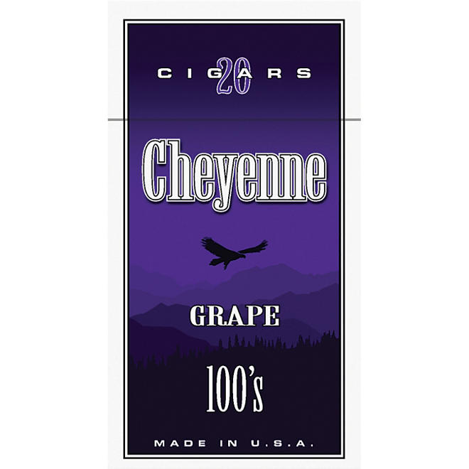 Cheyenne Cigars 100's, Grape (20 ct., 10 pk.)